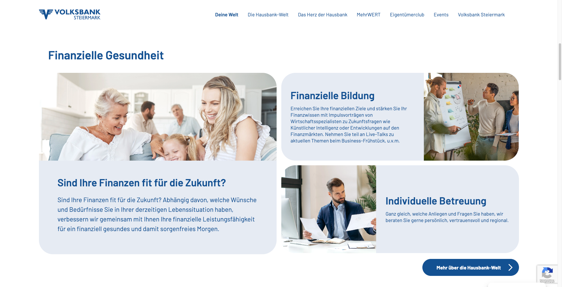 pathways digital agenturprojekt Volksbank Steiermark Hausbank Welt