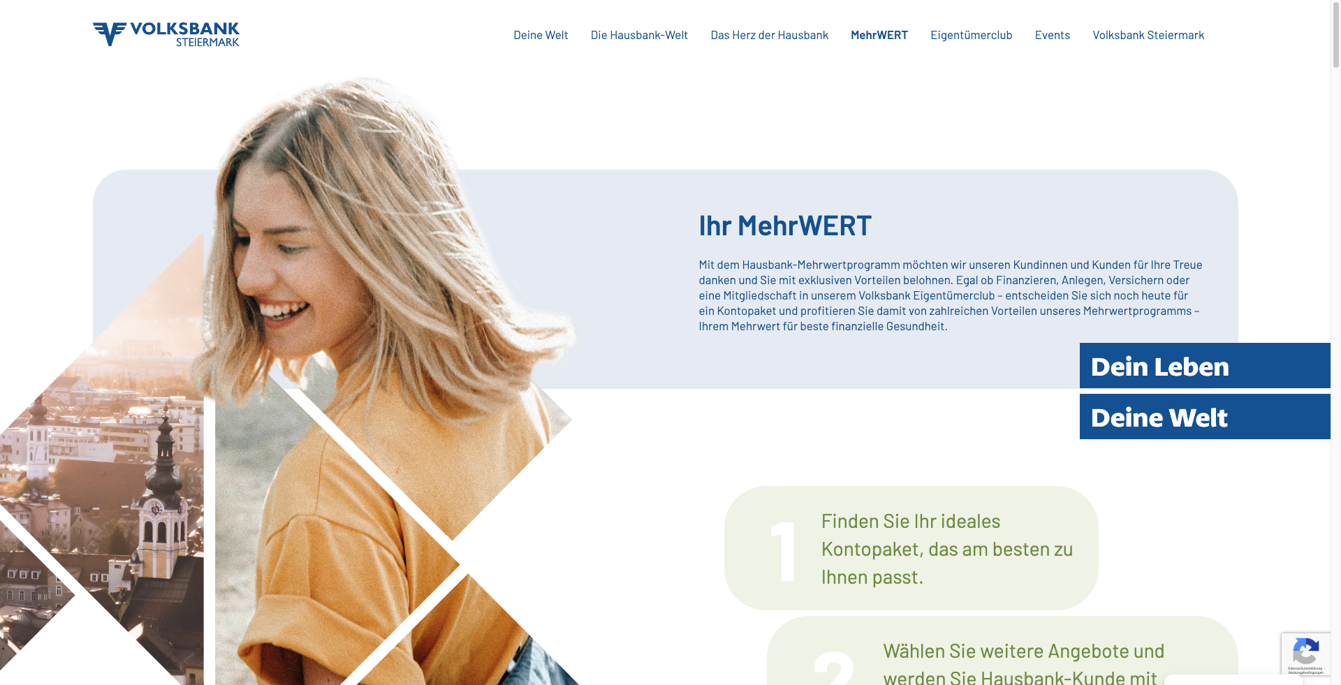 pathways digital agenturprojekt Volksbank Steiermark Hausbank Welt